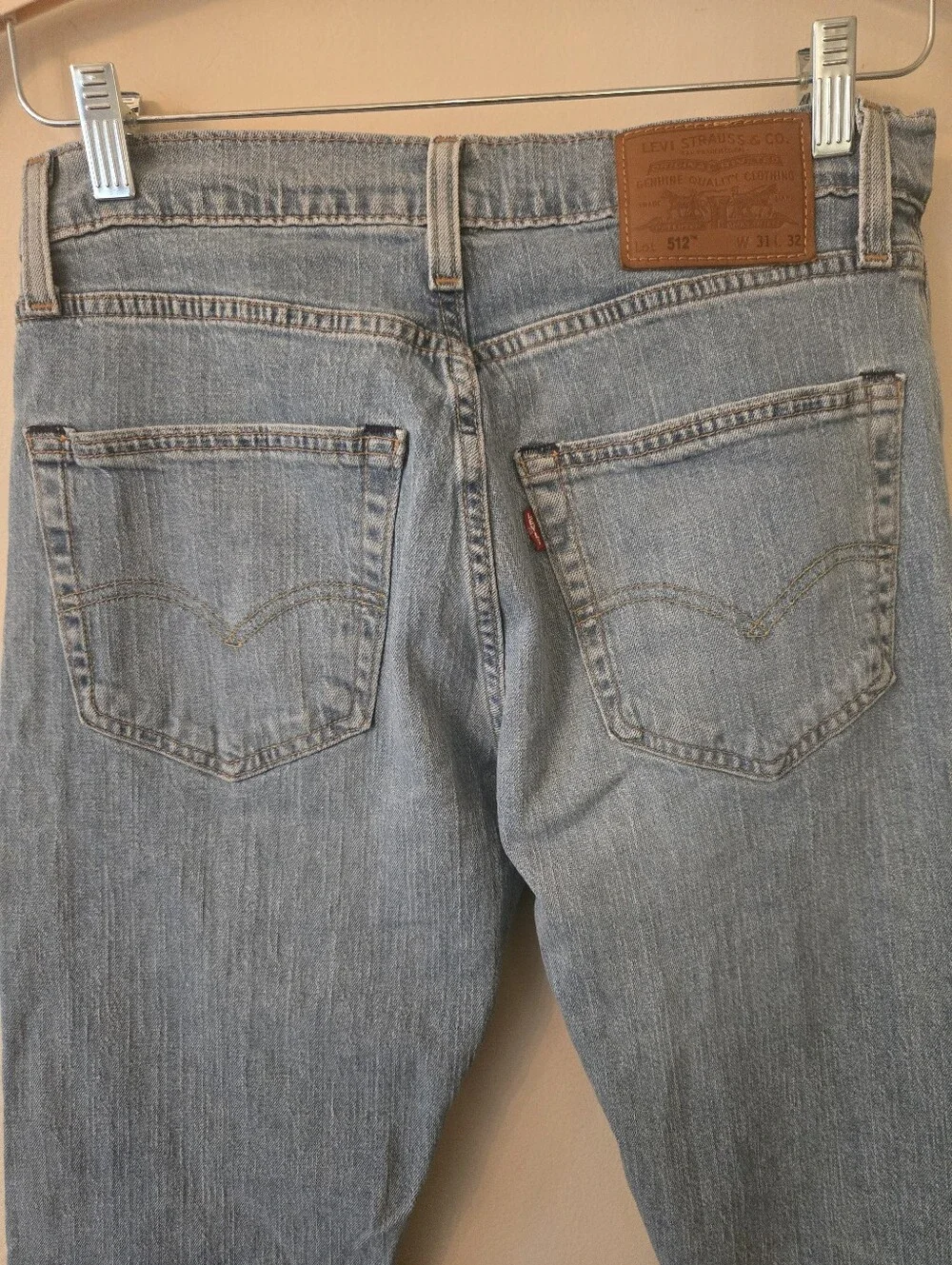 Big E Levi's Premium Denim Jeans (W31 L32) Light Wash Premium Classic